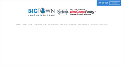 Desktop Screenshot of bigtownrealestateteam.com